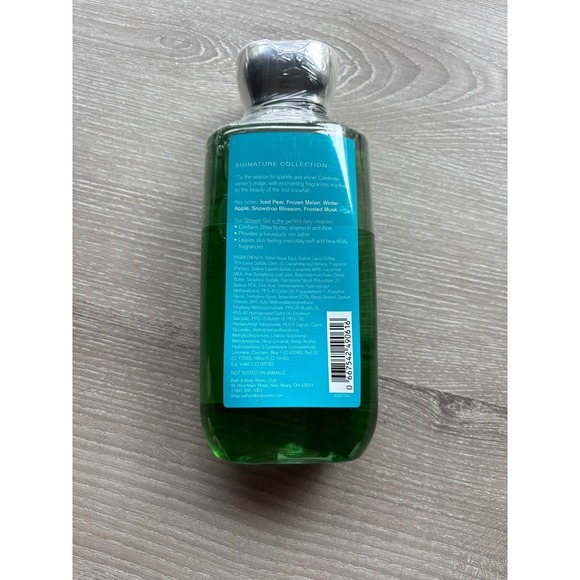 NEW Bath & Body Works Fresh Sparkling Snow Shower Gel 10oz Shea Vitamin E New - Picture 2 of 5